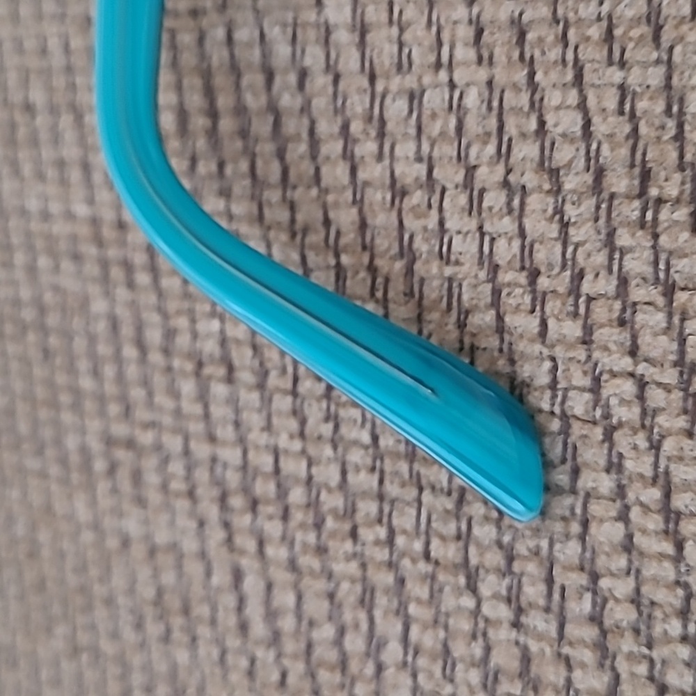 GUCCI TRANSLUCENT TEAL LAVENDER EYEGLASS FRAME - Picture 8 of 14
